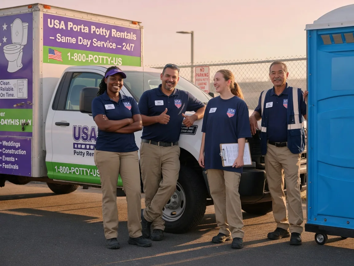 Porta Potty Rental company in Helena, OH